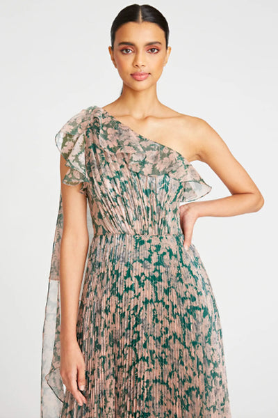 Lilith Pleated Gown by Theia Couture-FINAL SALE