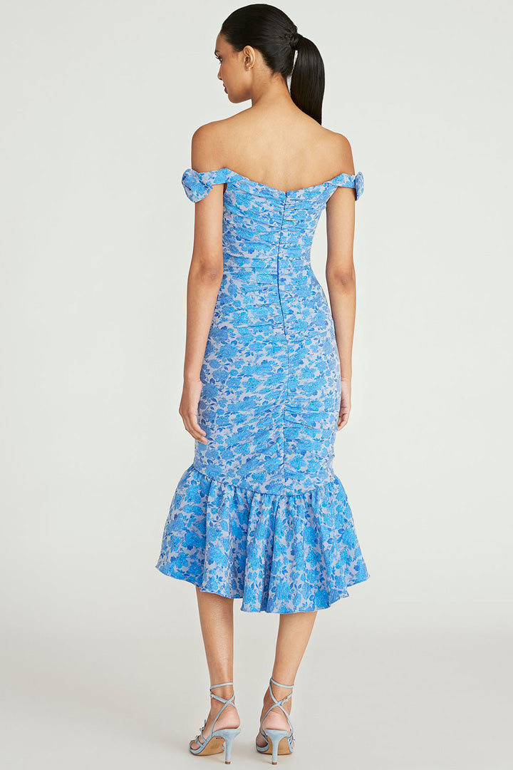 Eliza Ruched Cocktail Dress by Theia Couture - RENTAL