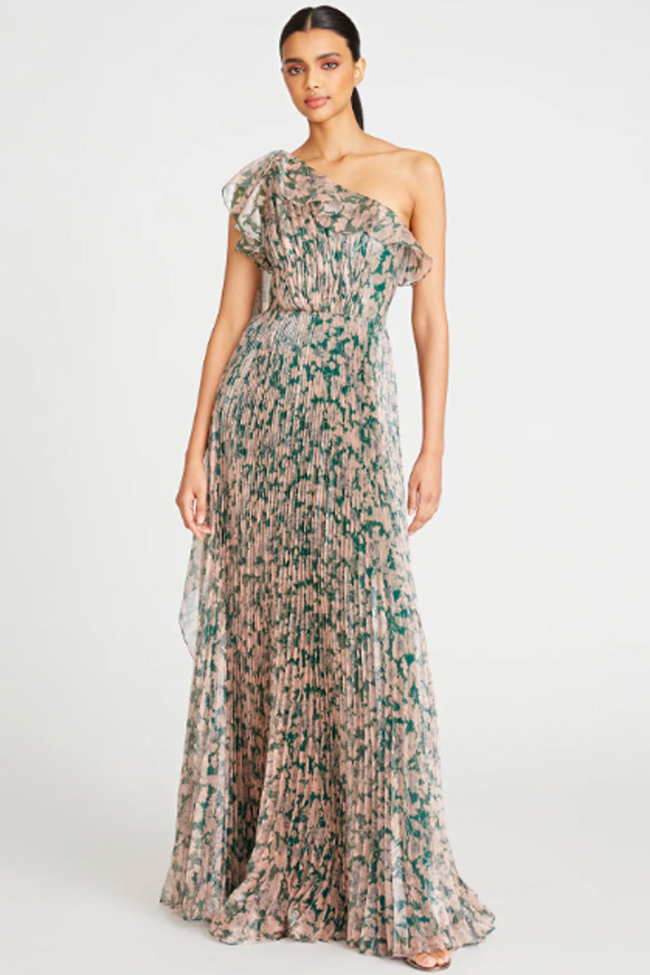 Lilith Pleated Gown by Theia Couture-FINAL SALE