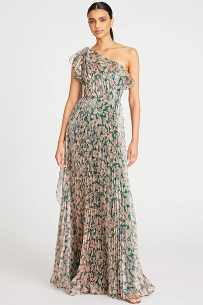 Lilith Pleated Gown by Theia Couture-FINAL SALE