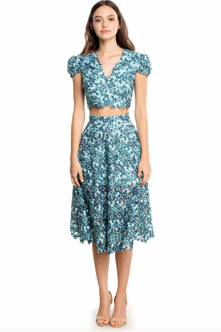 Posie Two Piece Dress by Dress The Population - RENTAL