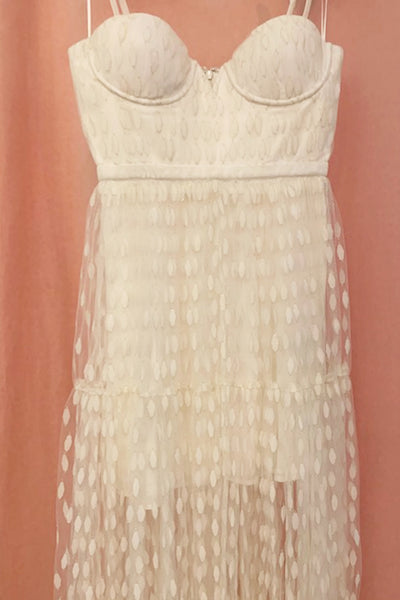 Belle Bustier Tulle Midi Dress by Sau Lee - RENTAL