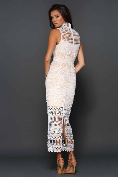 Jaylyn Dress in White by Elle Zeitoune - FINAL SALE