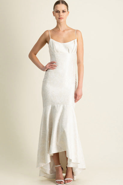 Ml monique lhuillier high low dress online