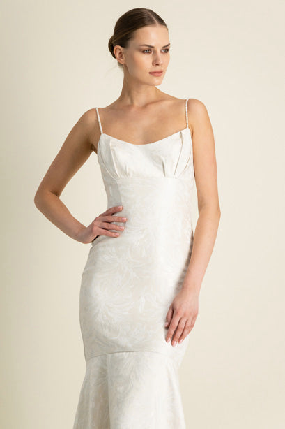 Baroque Pearl Gown by ML Monique Lhuillier - FINAL SALE