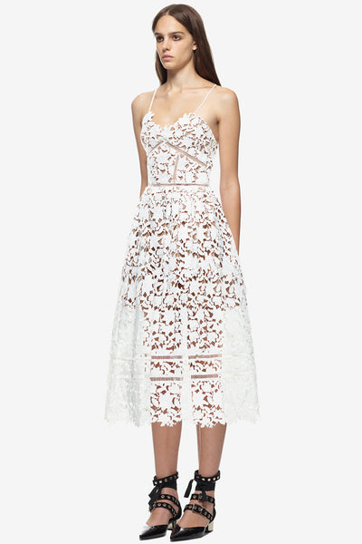 Self Portrait Azaelea Dress in white