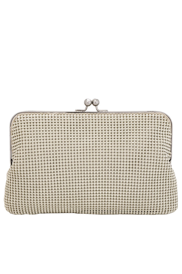 At Last Clutch in Pearl by Whiting and Davis - FINAL SALE