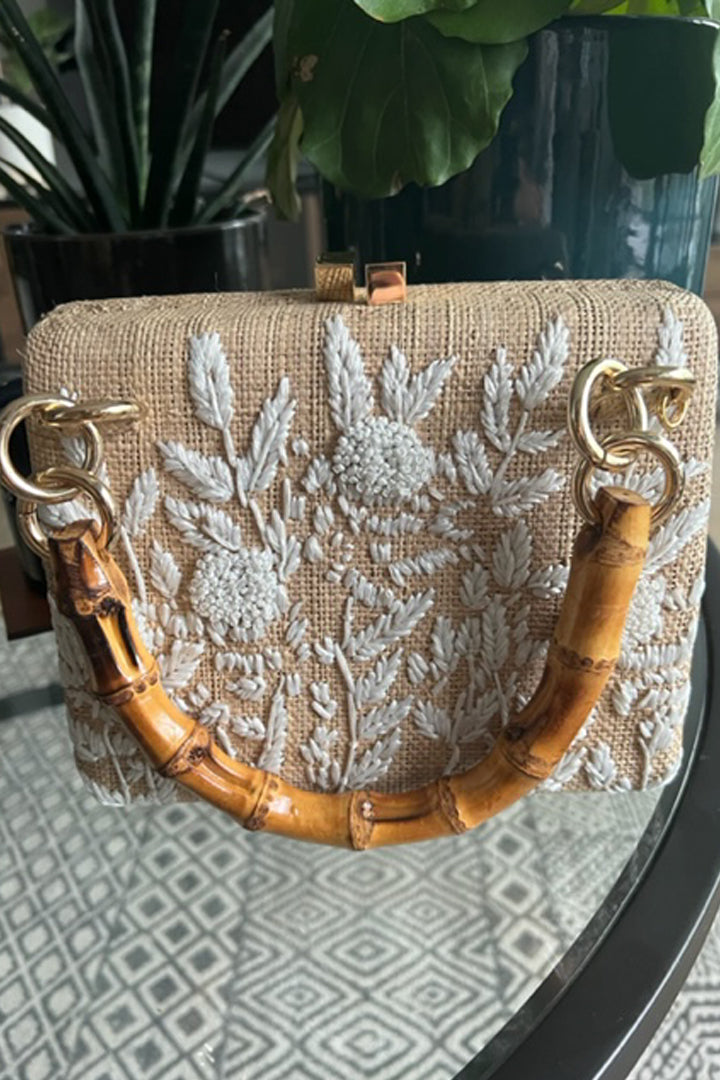 Cali Embroidered Bag by Serpui - RENTAL