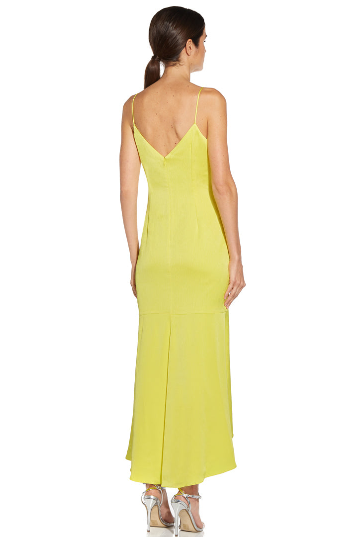 Danica Tie-Front Midi Dress by Aidan Mattox Danica Tie-Front Midi Dress by Aidan Mattox